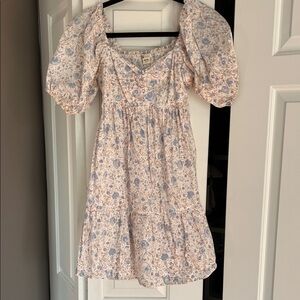 Floral Puff Sleeve Dress